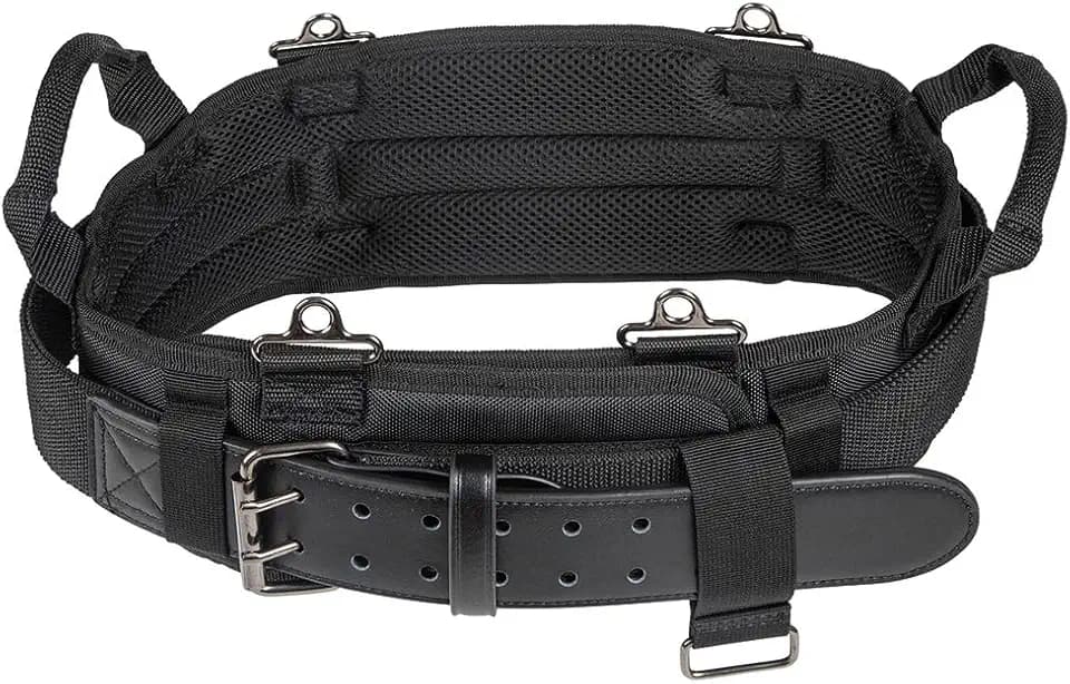 Klein Tools 55918 Electrician Tool Belt for use with Modular Pouches from Klein Tools Click Lock Modular System, Size M