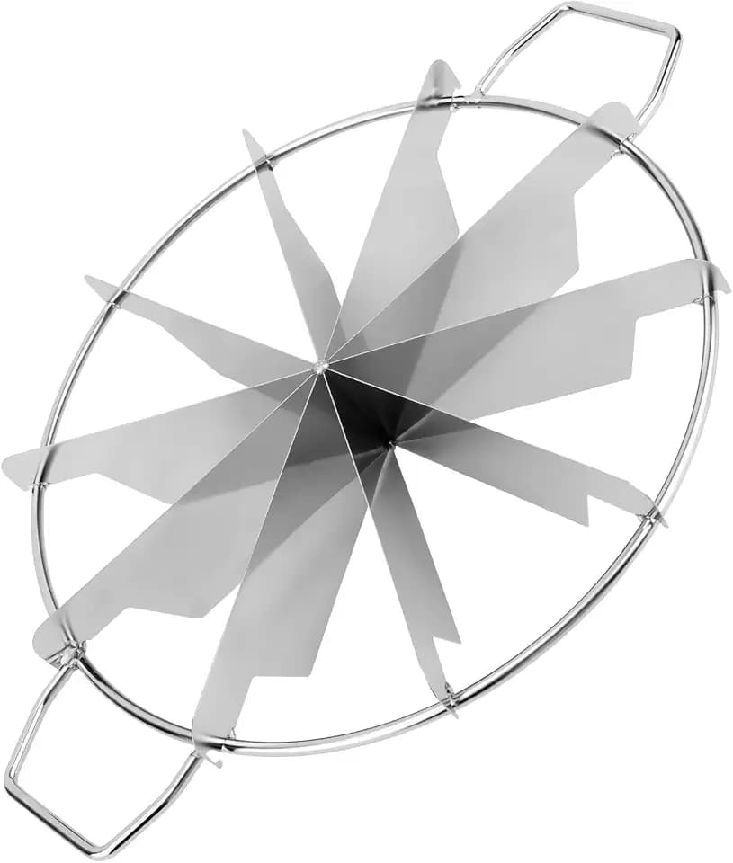 Penitue 10-Slice Cake Cutter Press, Round Pie Divider with Side Handles