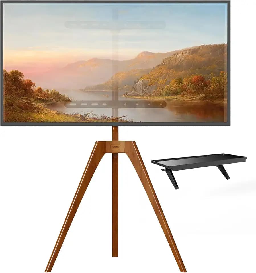 PUTORSEN TV Ständer im Staffelei Design für TV 45-65 Zoll bis zu 40 kg