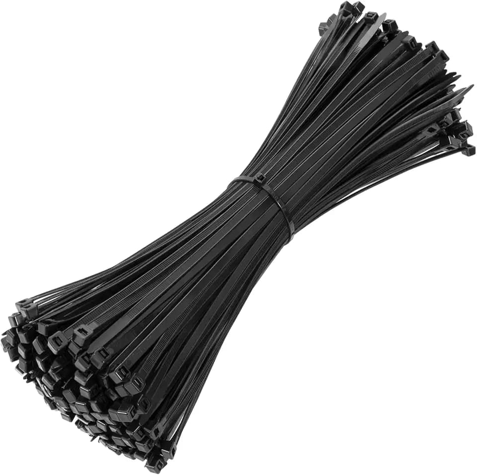 Beshine Kabelbinder 300mm x 3.6mm 150 Stück, Premiumqualität Nylon UV-Beständig - Schwarz