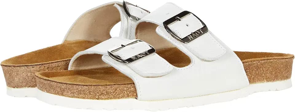 NAOT Footwear Santa Barbara Women's Slide with Cork Footbed and Arch Comfort and Support – Slip On- Lightweight and Perfect for Travel