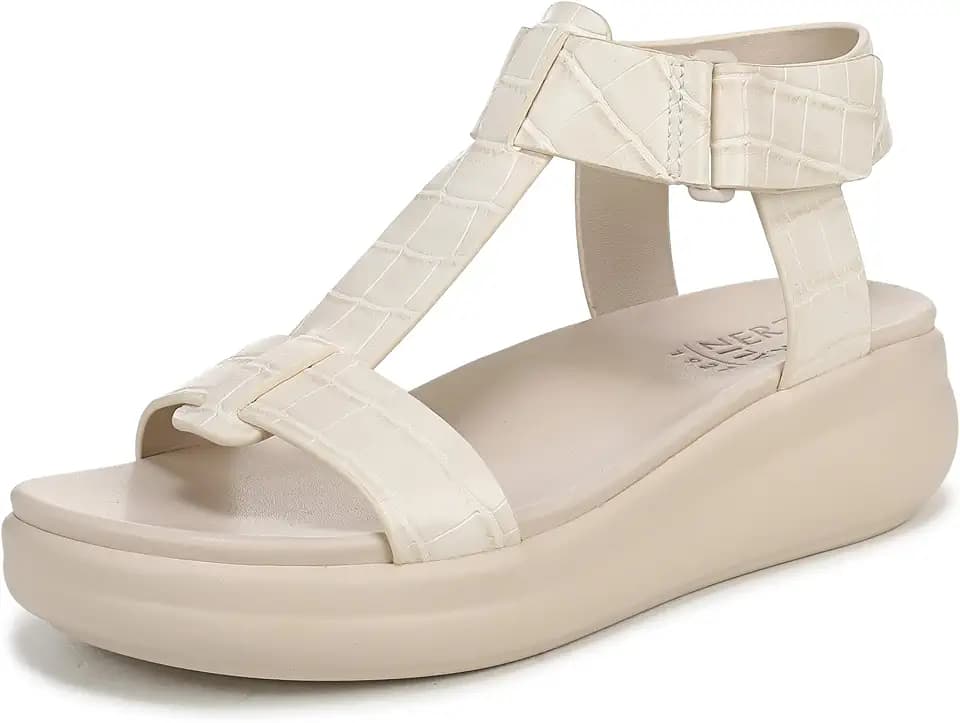 Naturalizer Women's Cersei T-Strap Wedge Sandal