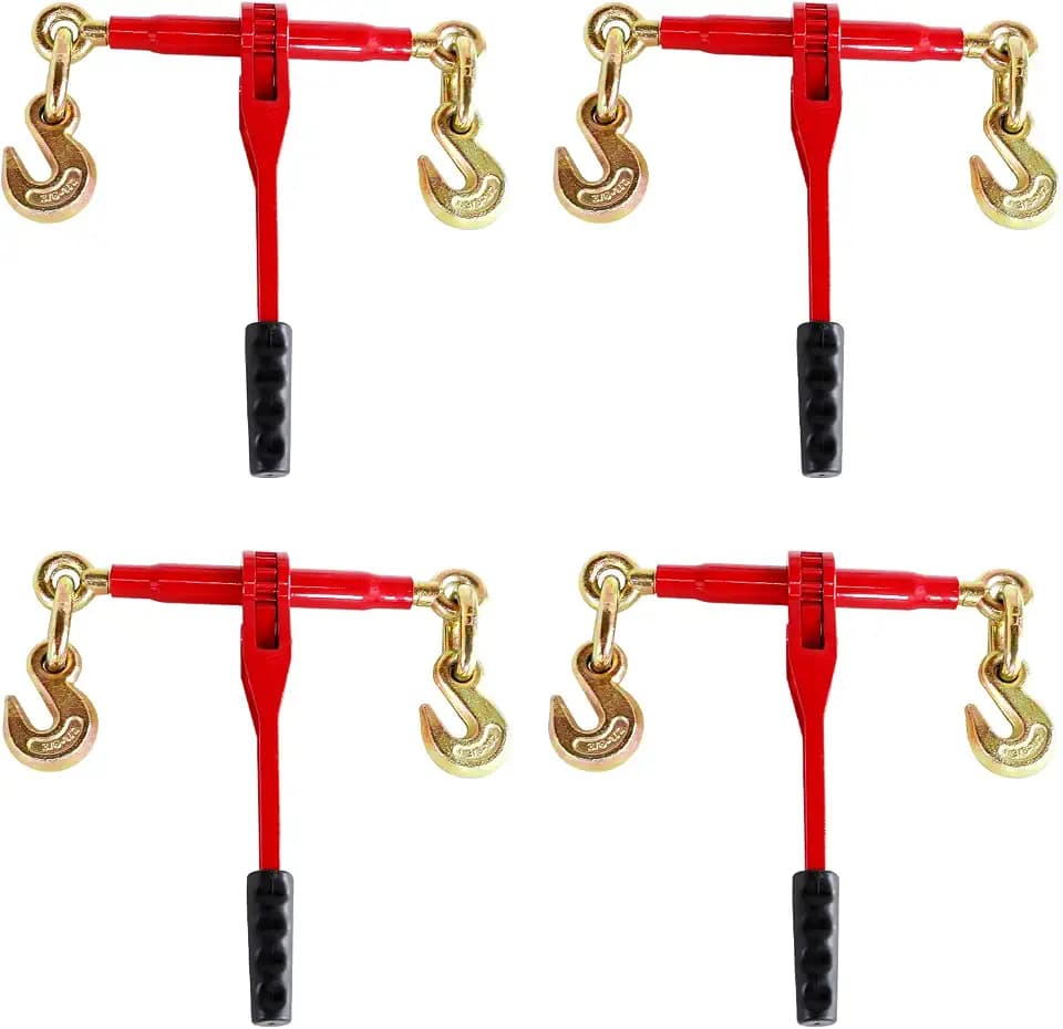 4 Pack 5/16"-3/8"Ratchet Chain Binders with 5400 LBS Working Load Limit