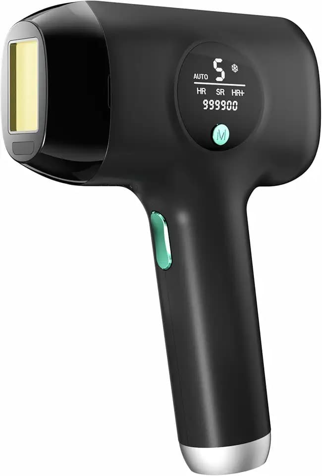 IPL Laser Hair Removal Device, 999,999 Flashes Painless At-Home Hair Remover, DermRays Permanent Hair Regrowth Reduction for Women & Men, Safe for Skin Tone 1-5, Suitable for Armpits Arms Bikini Line