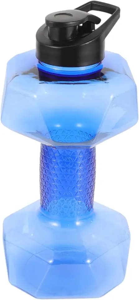 BESTOYARD Dumbbell-Shaped Water Bottle 1L – Leakproof Hydration & Light Arm Exercise for Gym, Outdoor Sports, School – for Fitness Enthusiasts, Workout Beginners