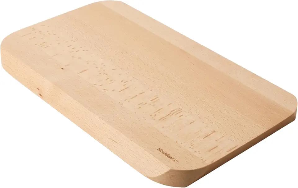 Bloomhouse Italian Beech Wood Cutting Board - 2 Time Oprah's Favorite Things Brand- 16 x 10 Inch Medium Oil-Coated – Durable, Made in Lake Como, Italy – Premium Kitchen Chopping & Serving Board