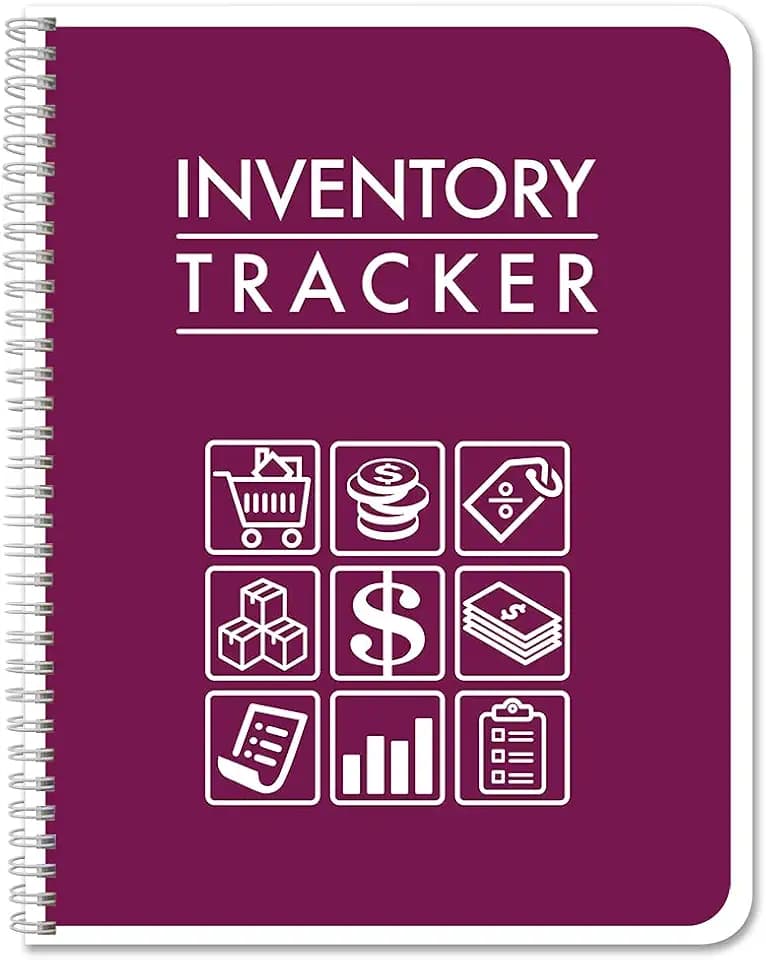 BookFactory Inventory Log Book, Wire-O, 100 Pages