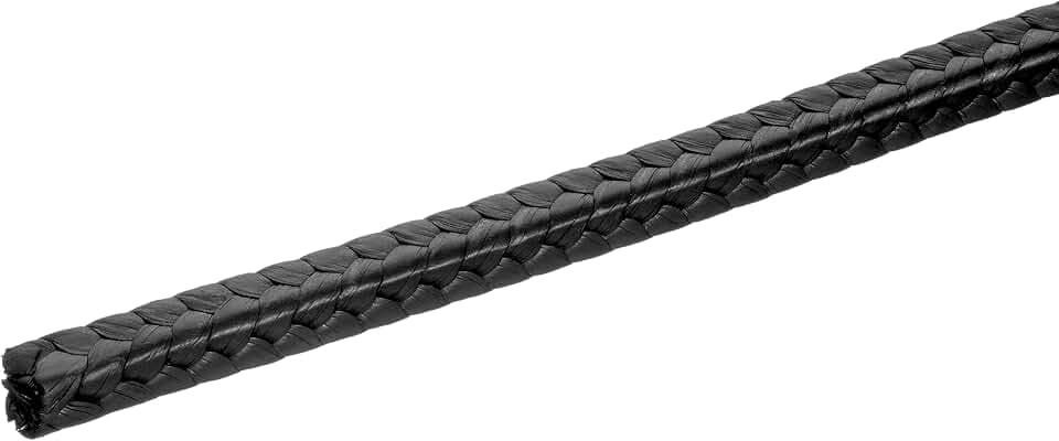 USA Sealing ZUSA-CP-361 Graphite Compression Packing, 3/8" Width, 3/8" Height, 5' Length