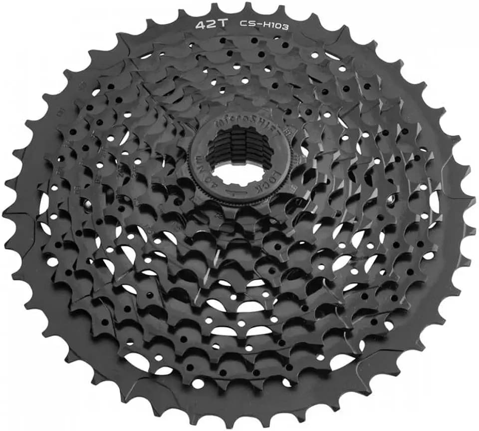 microSHIFT | H10 Cassette | 10 Speed | Chrome Plated | Silver