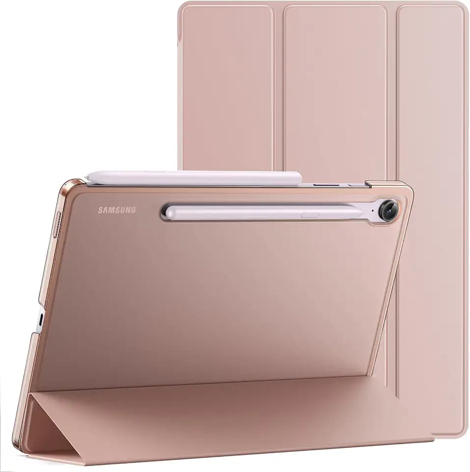 JETech Hülle für Samsung Galaxy Tab S10 Lite/S10 FE/S9 FE 10,9", Roségold