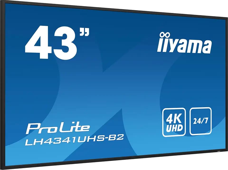 iiyama Prolite LH4341UHS-B2 4K UHD IPS Digital-Signage-Display