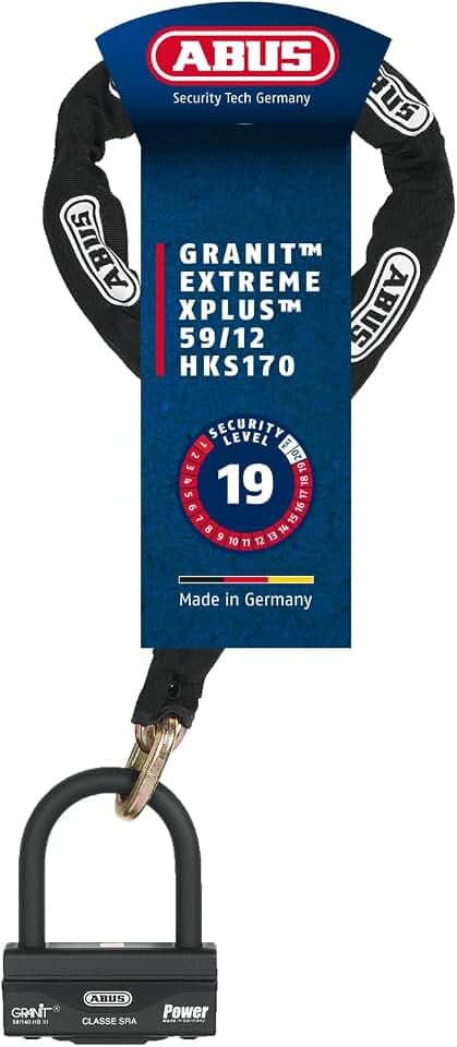 Diebstahlsicherung für Kettenschlösser, SRA-zertifiziert