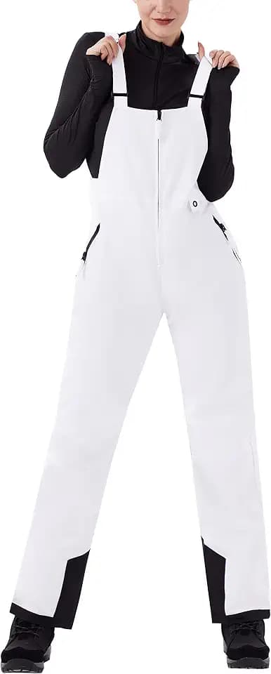WULFUL Womens Insulated Snow Bibs Waterproof Winter Ski Pants Snowboarding Overalls
