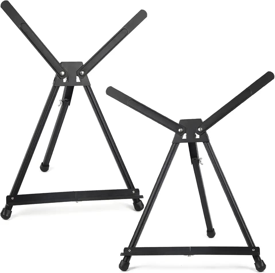 Falling in Art 2 Pack 15" to 21" Tabletop Easel for Painting &Display