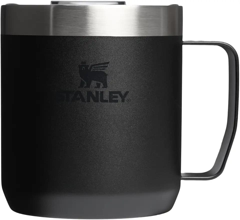 STANLEY Everyday Camp Mug, 12 oz, Black 2.0