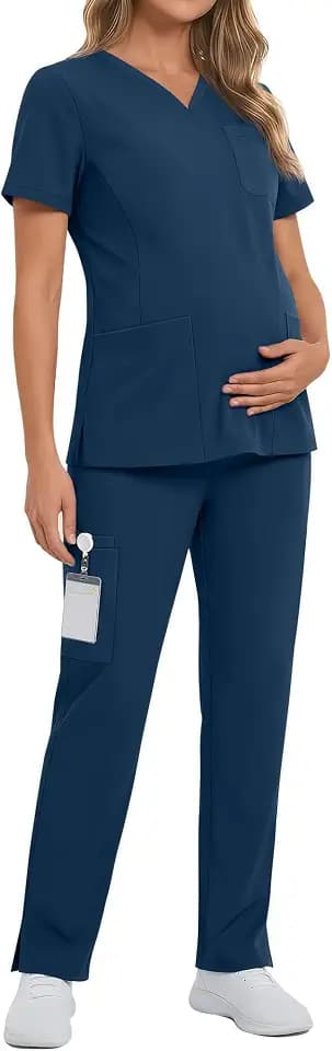 Women's Maternity Scrub Set
