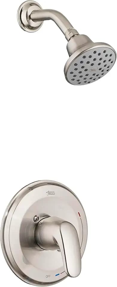 American Standard TU075507.295 Colony PRO Shower Only Trim Kit with Cartridge, Brushed Nickel, Rough In Valve Sold