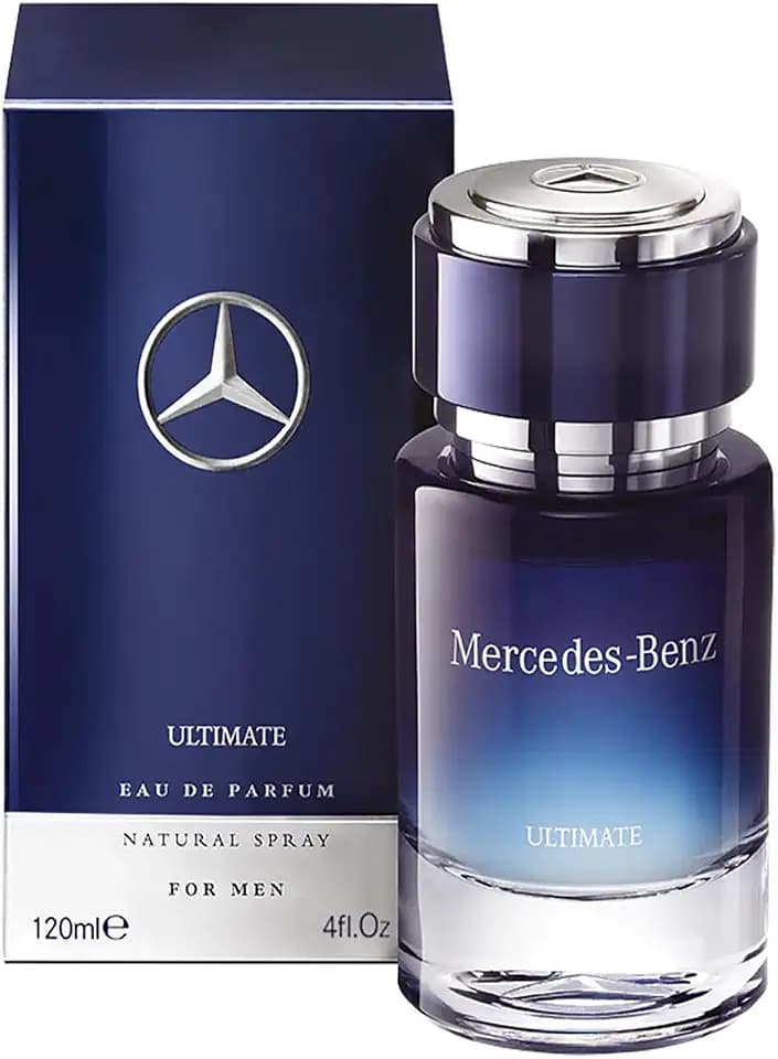 Mercedes Benz For Men Ultimate - Eau de Parfum for Men - Long Lasting Mens Cologne - Amber, Patchouli Cologne for Men - Perfume for Men - 4 oz
