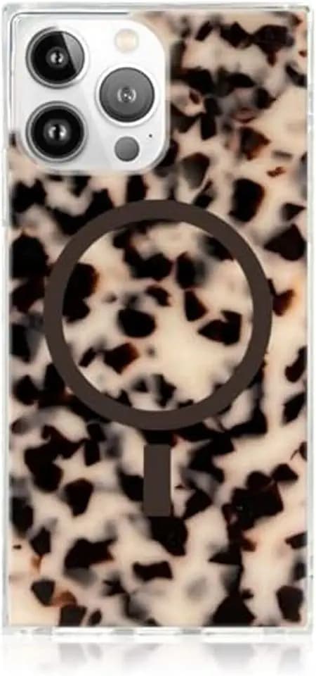 Flaunt Official Square iPhone 15 Pro Max Case - Blonde Tortoise Shell