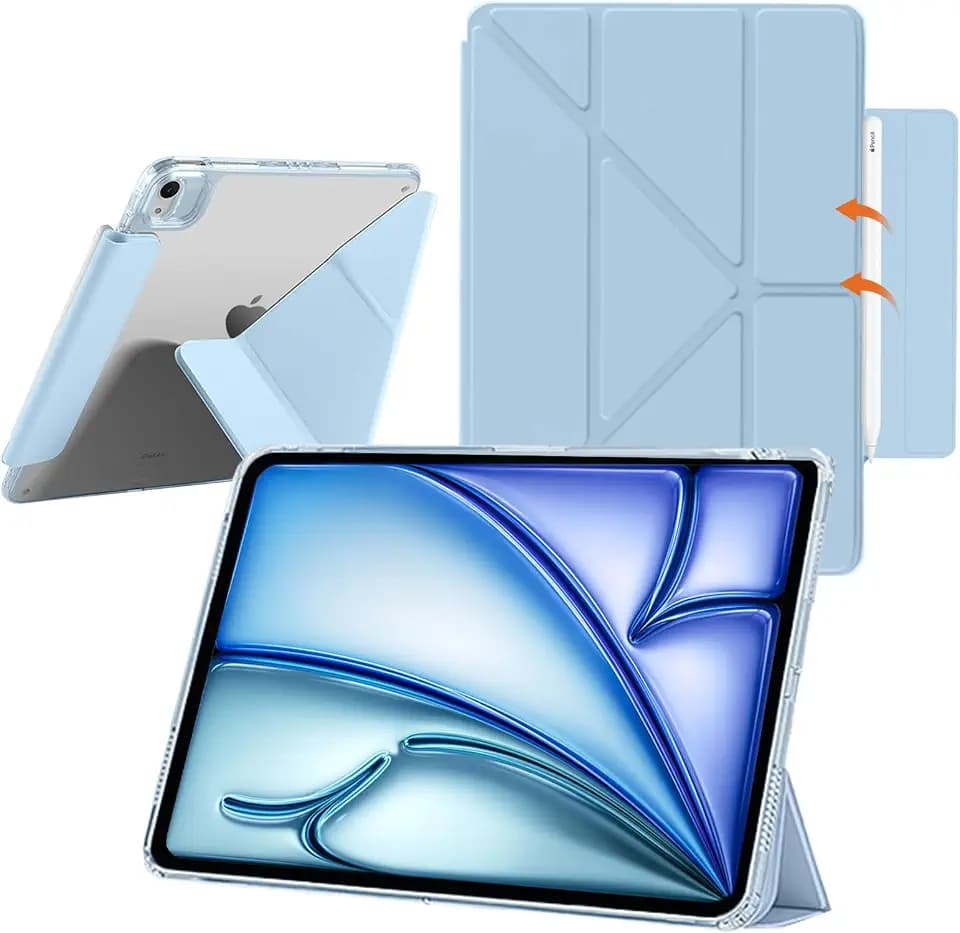 Tablets Hülle für iPad Air 11 Zoll (2026-2024) (Hellblau)