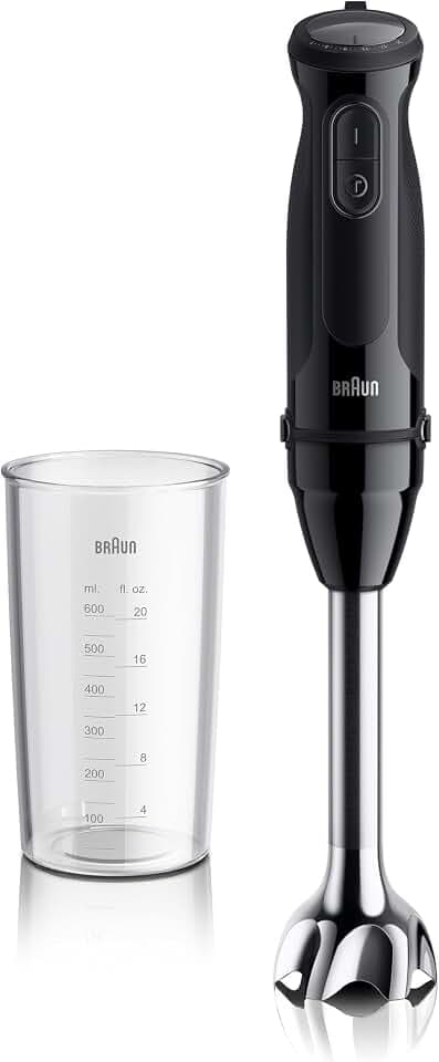 Braun MQ50001M Vario 21-Speed Hand Blender with TurboBoost, EasyClick, 500W