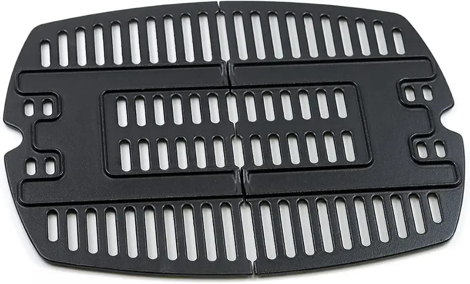 32 x 21,6 CM Gusseisen Grillrost für Weber Q100, Q1000, Q120, Q1200, Q1400
