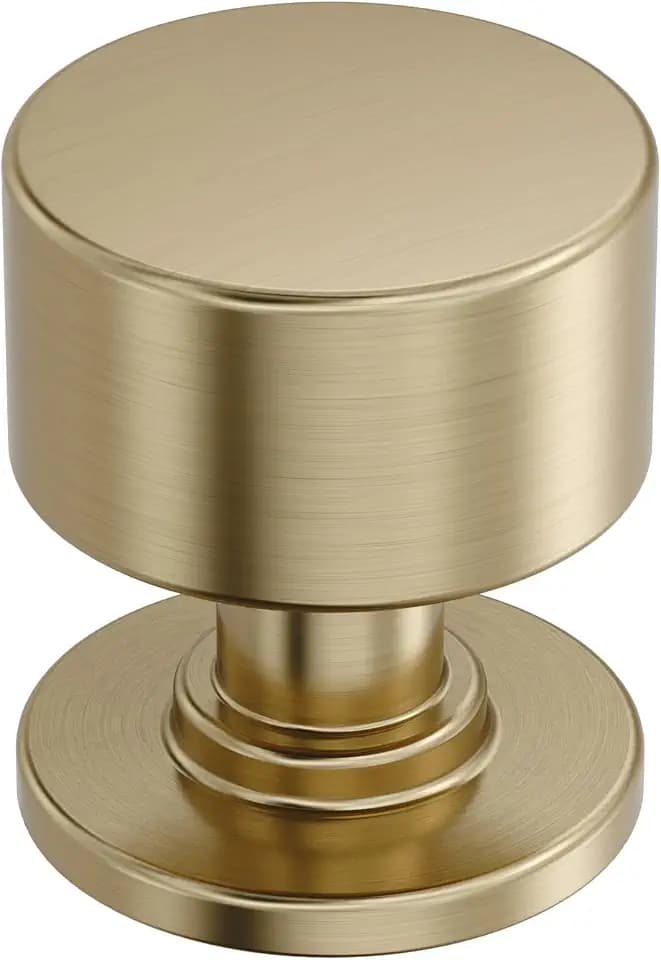 Amerock 1-1/8" Round Balon Golden Champagne Cabinet Knob