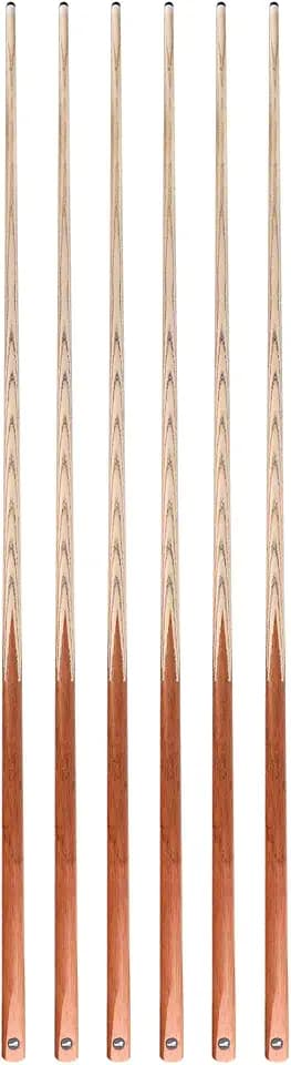HMQQ 58 Inch One-Piece Pool Cue Sticks, 20 oz, 13mm Tip, 4/6/8 Pack