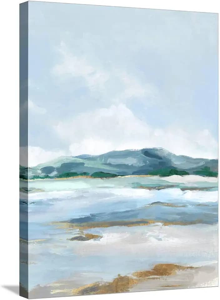 ART.COM Stretched Canvas Print Coastal Blue Mountains I by Luna Mavis, 18" x 24"