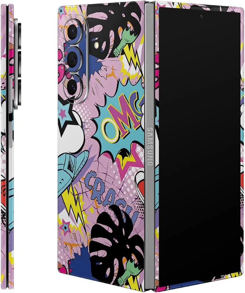 Phone Skin Compatible with Samsung Galaxy Z Fold 7 - OMG Yes - Premium 3M Vinyl Protective Wrap Decal Cover - Easy to Apply | Crafted in The USA by MightySkins