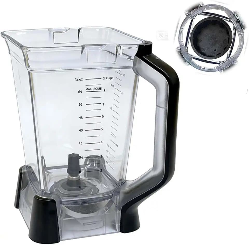 Replacement Pitcher for Ninja Blender 72OZ XL Cups Replacement, Replacement Parts Accessories Ninja for Blender BN750 BN750C BN751 BN751C BN753TGT BN800 BN800C BN801 BN801C BN801BBYC BN801NP ect