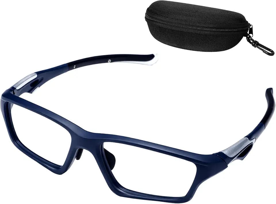 Tallew Lensless Glasses Compatible with Pickleball Eye Protection