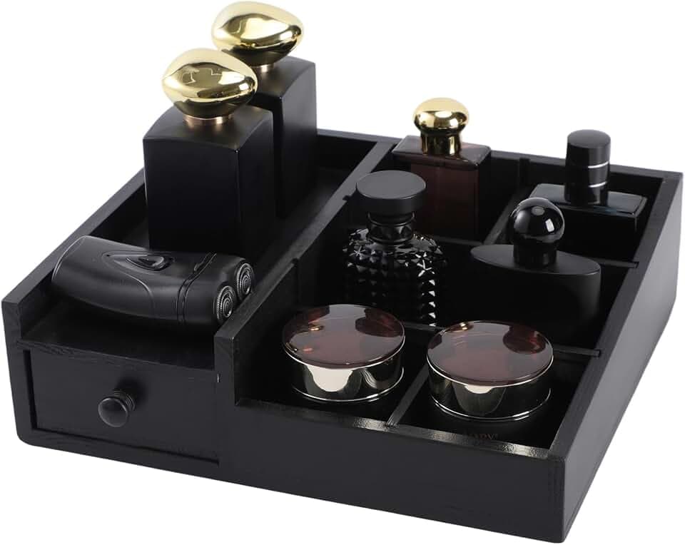 Cologne Organizer for Men,Cologne Stand,Dresser Organizer,Mens Room Decor