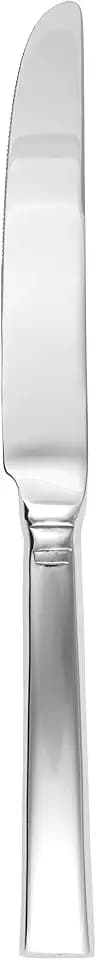 Fortessa Scalini 18/10 Stainless Steel Flatware Solid Handle Table Knife, Set of 12