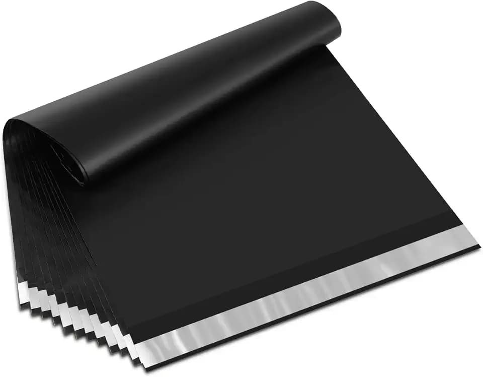UCGOU Large Poly Mailers 14.5x19 Inch Black 100 Pack Plastic Shipping Bags