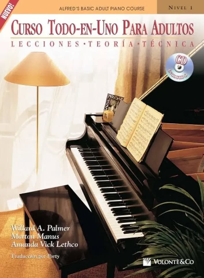 Curso Todo-En-Uno Para Adultos, Nivel 1: Lecciones * Teoria * Tecnica (Spanish Language Edition), Book & CD: Lecciones Teoría Técnica: Nivel ... Level 1 (Alfred's Basic Adult Piano Course)