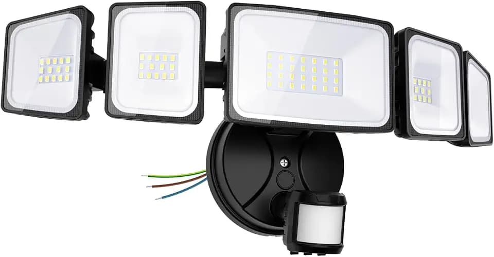 Onforu 55W LED Strahler mit Bewegungsmelder Außen, LED Fluter, Schwarz