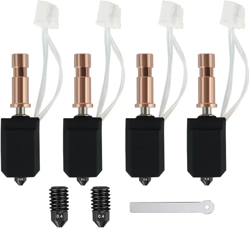 4 Pack Ceramic Hotend Kit for Anycubic Kobra S1