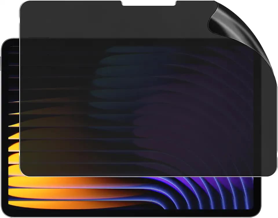 Locofun Sichtschutz für Xiaomi Pad 7 / Pad 7 Pro 2024, Anti-Spy Screen Protector, Blickschutzfolie Panzer Schutz Glas Folie Display-1 Stück