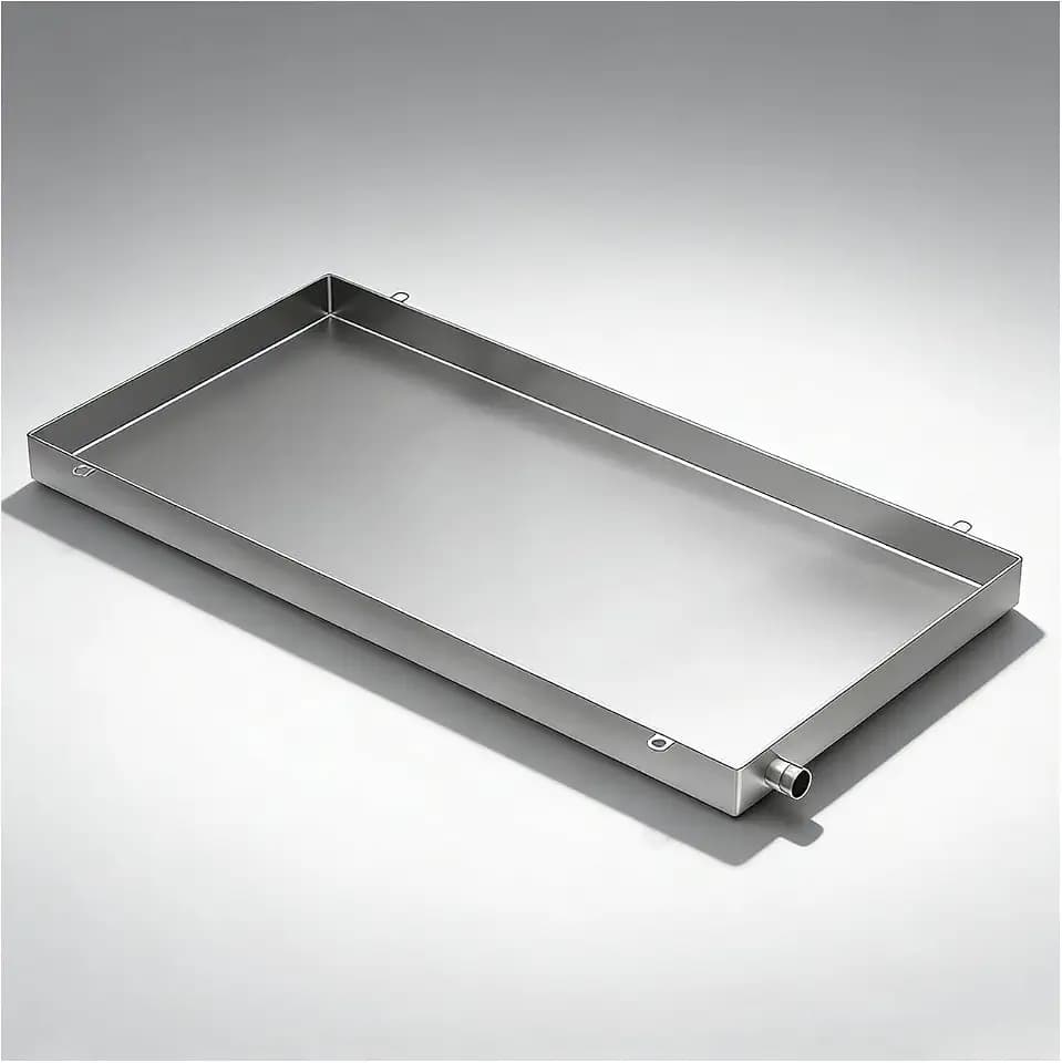 Air Conditioner Drip Pan, 304 Stainless Heavy Duty Drip Tray