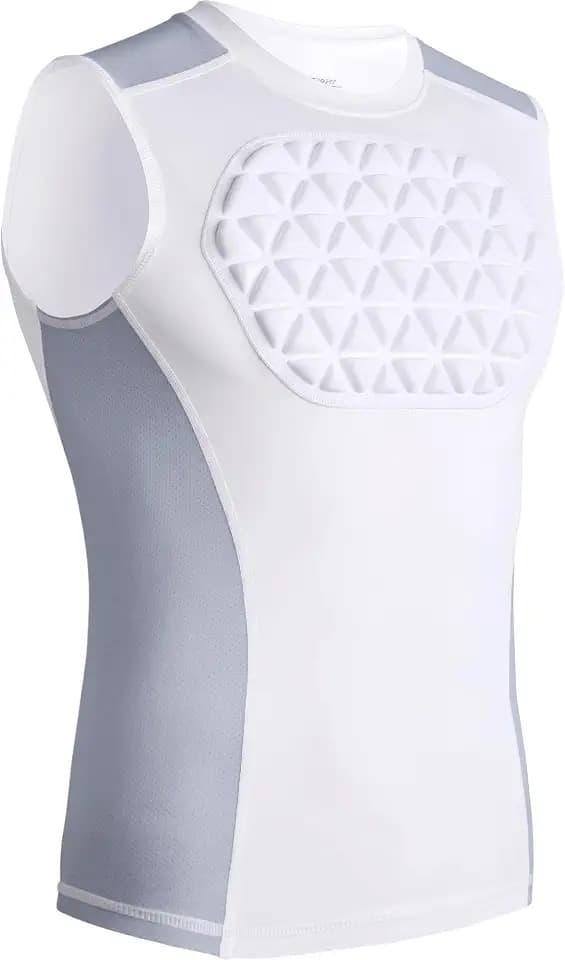Adult Baseball Chest Protector Padded Compression Shirt