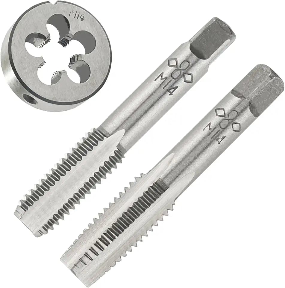 M14X2 Hand Tap and Round Die Set Right Hand