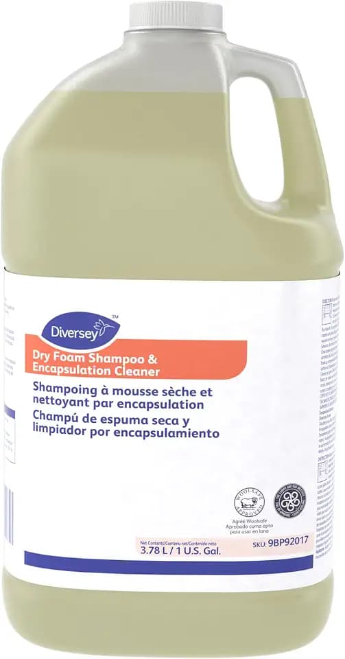Diversey Dry Foam Shampoo & Encapsulation Cleaner, Carpet Care, 1 Gal