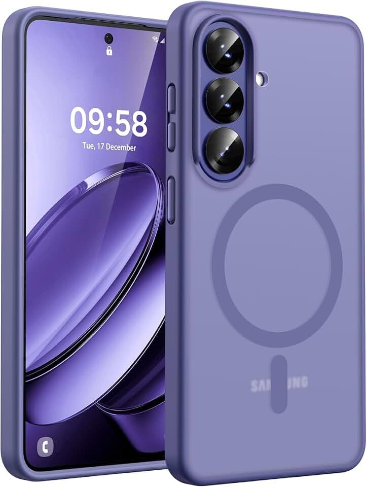 TOCOL Hülle für Samsung Galaxy S26, Kompatibel mit MagSafe, Lavendelgrau
