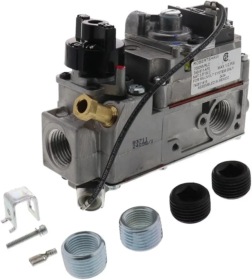 ROBERTSHAW 710-502 HVAC Gas Valve Compatible with JOHNSON, MAJESTIC, EMPIRE Replacement for 05-02-00181, 51836, 711711347, F9737