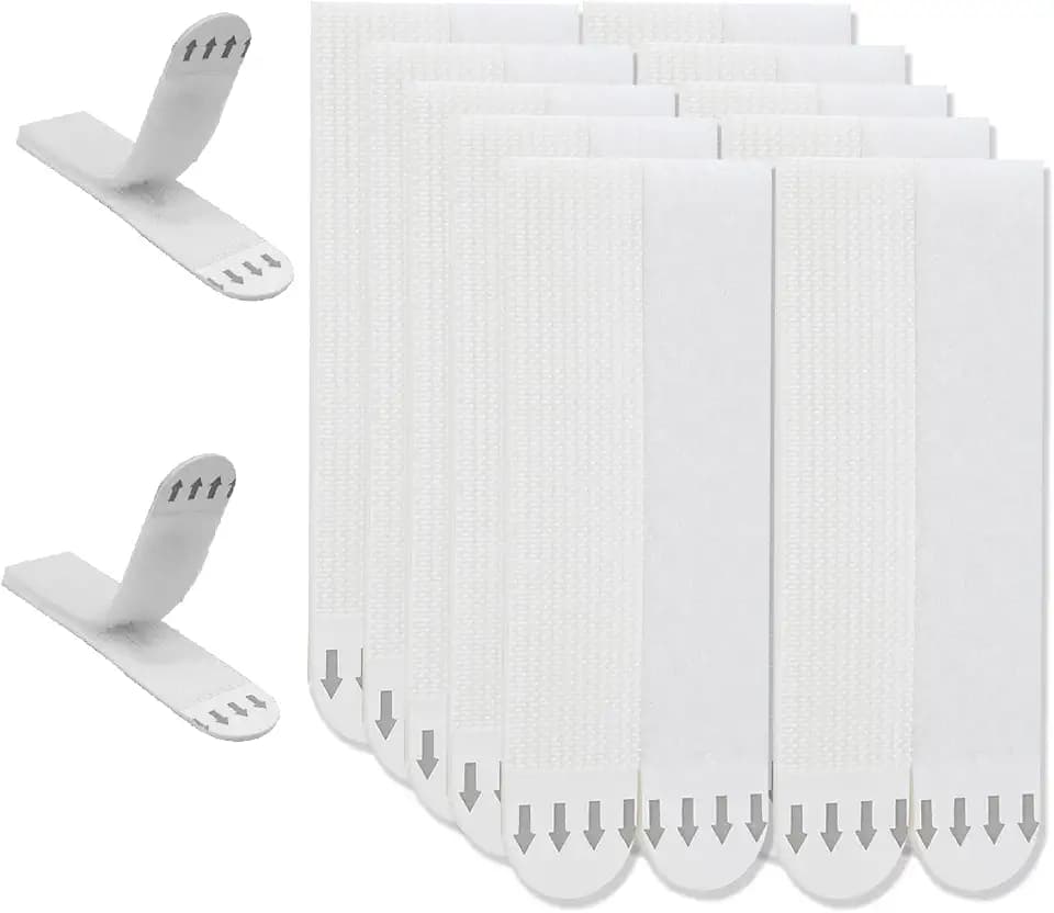 Large Picture Hanging Strips Heavy Duty, 32-Pairs(64 Strips) Sticky Picture Hangers for Walls No Damage Wall Picture Hangers Without Nails Refill Adhesive Poster Strips