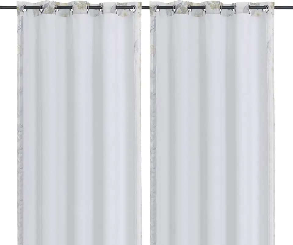 Chyhomenyc Window Blackout Curtain Liners with 18 Rings, 2 Liners