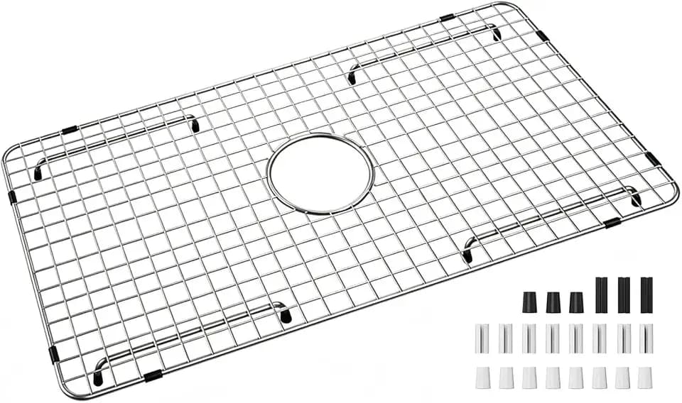 Kitchen Sink Grate for Bottom of Sink 29-1/2"X15-9/16", 304 Stainless Steel