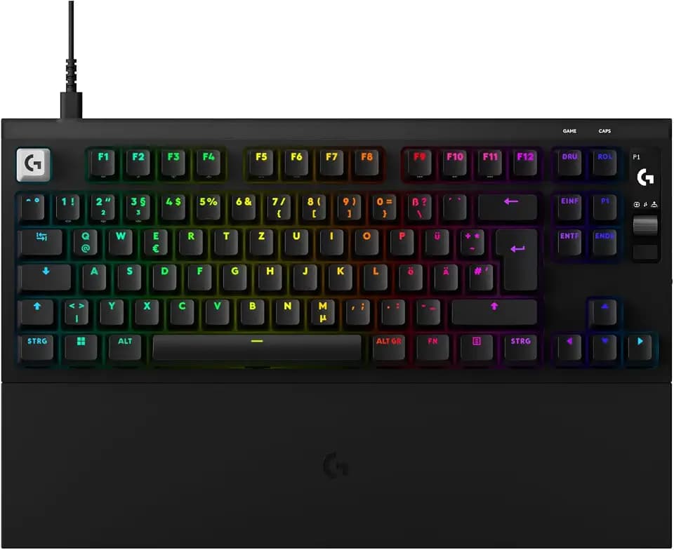 Logitech G PRO X2 Rapid kabelgebundene Gaming-Tastatur,DEU QWERTZ - Schwarz