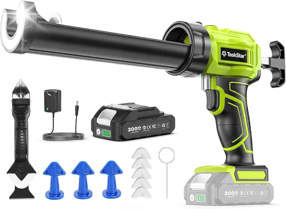 Taskstar Cordless Caulking Gun Compatible with Makita 18V Battery10-10.5 Oz